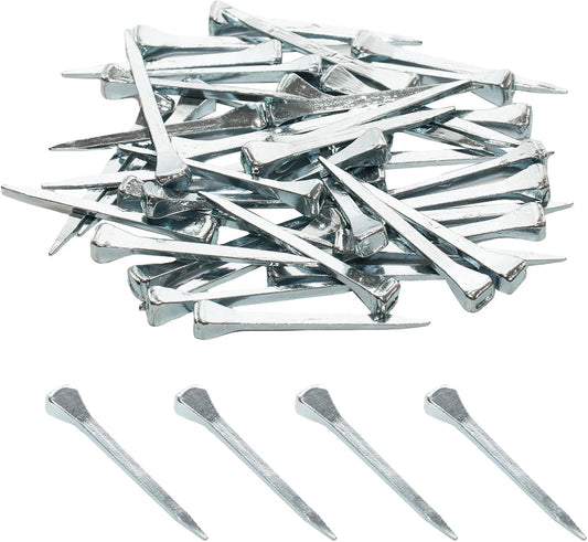 50 Pcs E3 Horseshoe Nails, Low-Carbon Steel Horseshoe Nails for Horse Training Equestrian Sports（45mm）