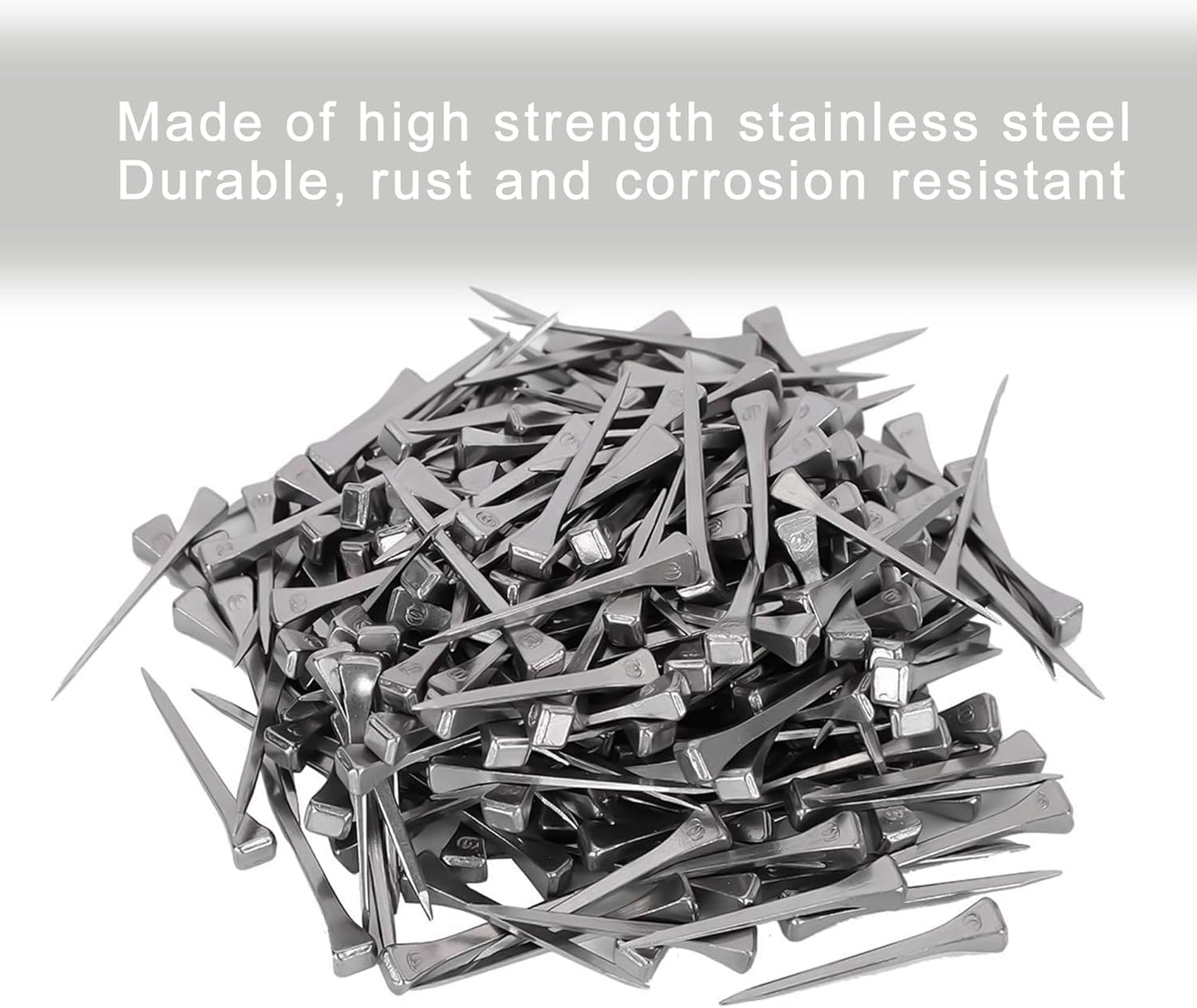 250pcs E5 Horseshoe Nails 2 Inch Stainless Steel Horseshoe Nails Nails Horse Hoof Nails Horseshoe Tools for Stained Glass,Horse Training Equestrian Sports