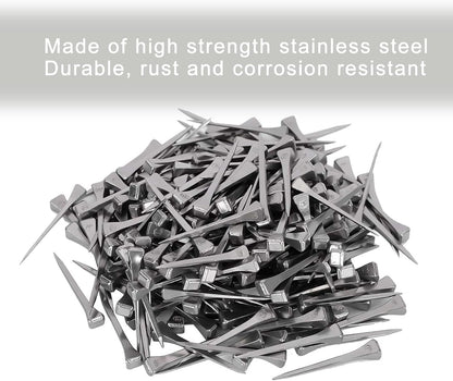 250pcs E5 Horseshoe Nails 2 Inch Stainless Steel Horseshoe Nails Nails Horse Hoof Nails Horseshoe Tools for Stained Glass,Horse Training Equestrian Sports