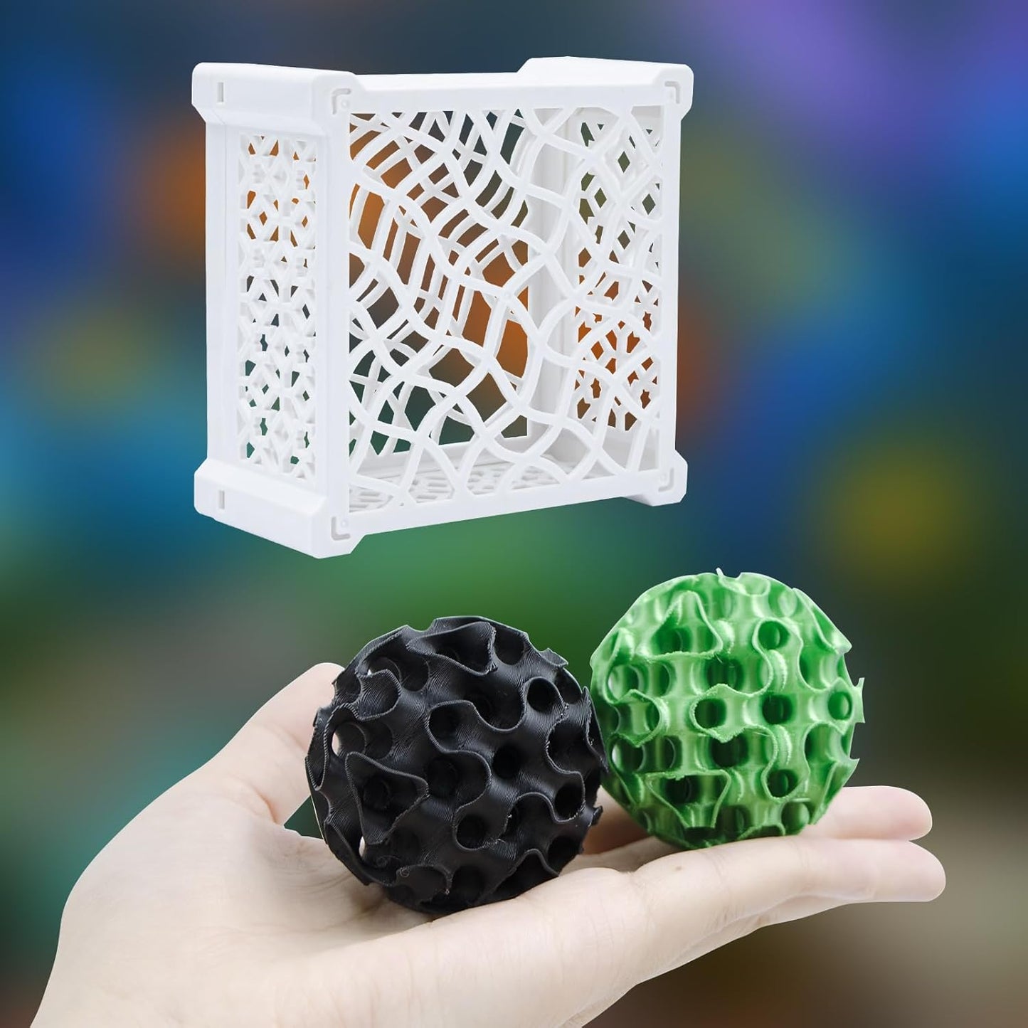 3 Pack Aquarium Fish Tank Accessories, Hollowed-Out Decoration for Shrimp Hideout, Moss, Sea Grass and Other Aquatic Plant or Small Aquatic Animal, Shrimp Hides for Aquarium