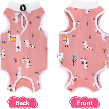 2 PCS Cat Recovery Suit Female Cat Onesie for Cats After Surgery Spay Abdominal Wounds, Kitten Surgery Recovery Suit Female Breathable E-Collar Alternative Kitten Onesie Anti Licking Medium