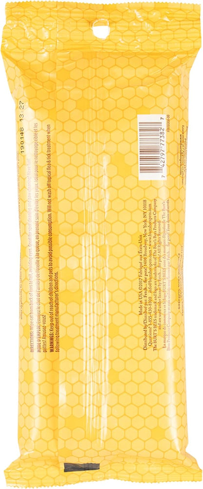 Burt's Bees for Pets For Cats Natural Dander Reducing Wipes | Kitten and Cat Wipes For Grooming, | 50 Count Cat Wipes for Dander Control - 6 Pack (300 Wipes Total)