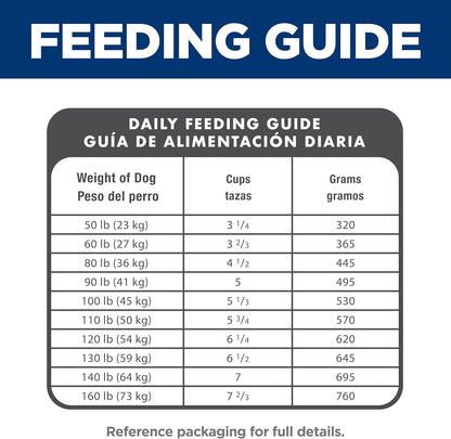 Hill's Science Diet Large Breed Adult Dry Dog Food 1-5, Quality Protein for Joint Support & Lean Muscles, Chicken & Barley, 35 lb. Bag