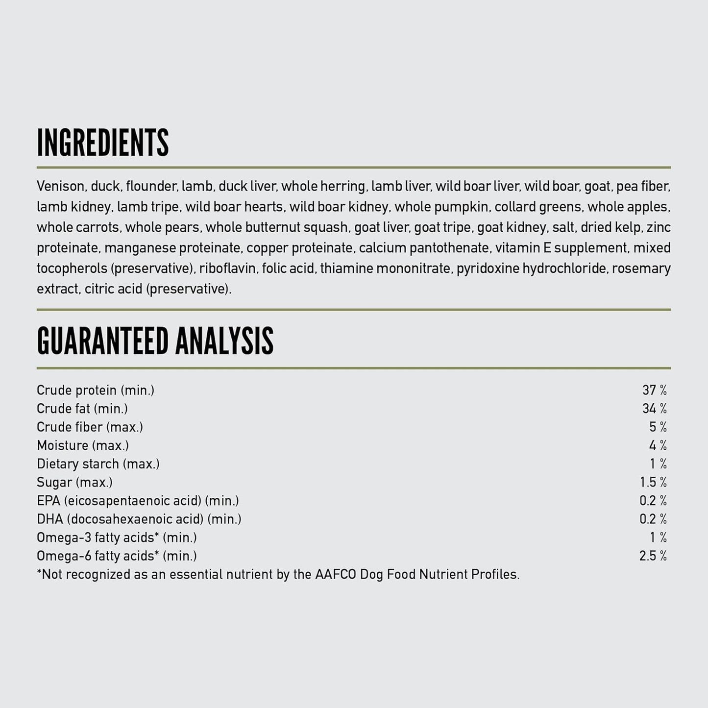 ORIJEN Epic Bites Freeze-Dried Dry Dog Food Tundra Recipe 6oz Bag