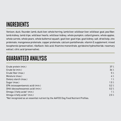 ORIJEN Epic Bites Freeze-Dried Dry Dog Food Tundra Recipe 6oz Bag