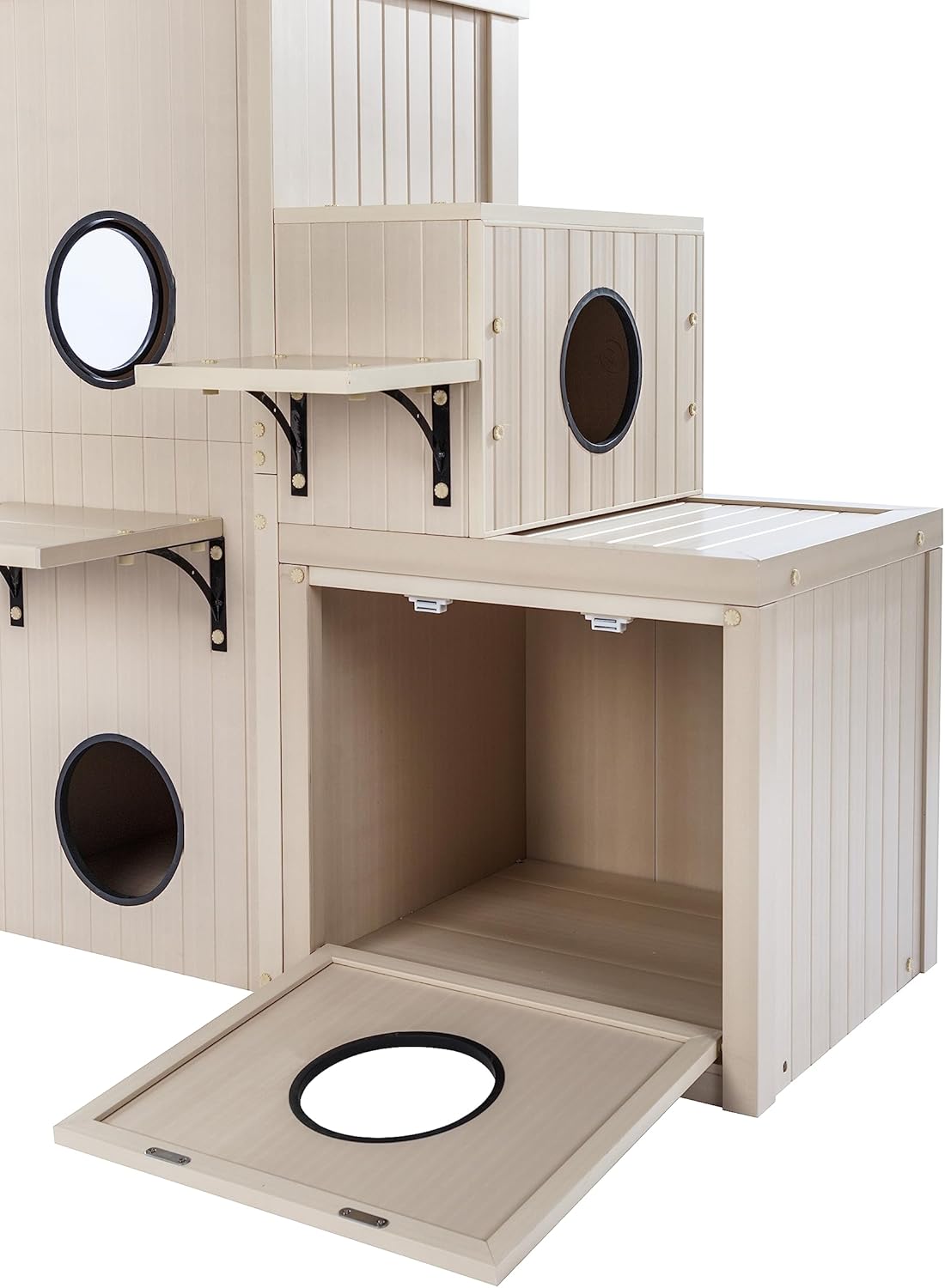 New Age Pet ECOFLEX® Kitty Katio Climber Cat House and Pen Combo