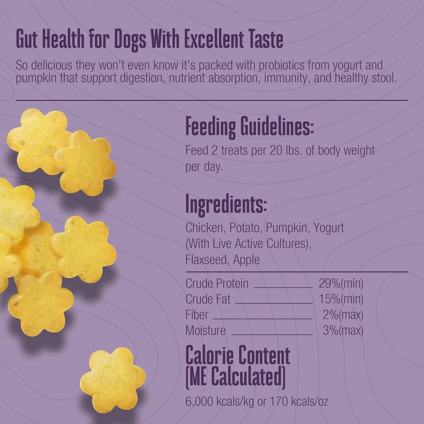 Whole Life Dog Gut Health Bundle – Living Treats with Pumpkin, Healthy Gut Daily Probiotic Supplement, Just One Chicken Freeze-Dried Dog Treats – Digestive Support, Human Grade, USA Made