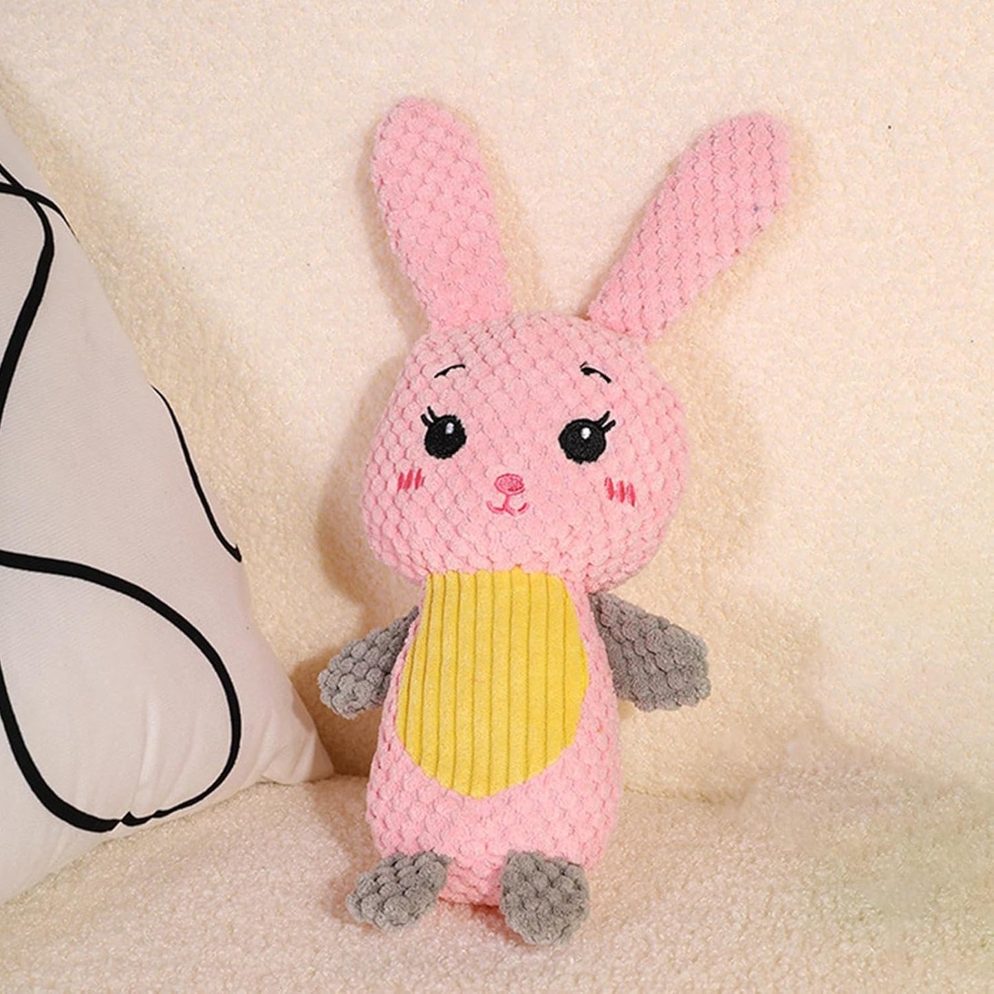 Indoor Dog Plush Chew Toys,Stuffed Chew Toy for Dogs,Animal Chew Toys,Plush Squeaky Toys,Cute Interactive Toys s