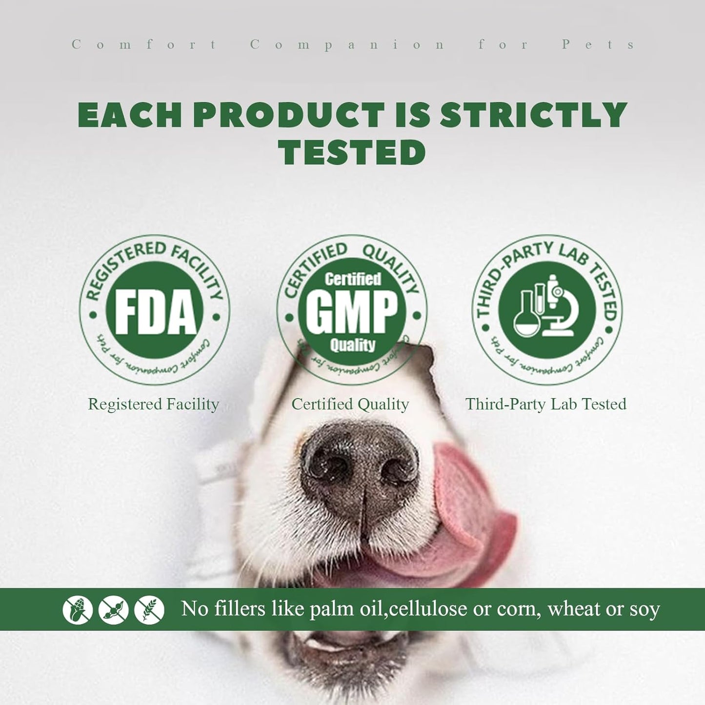 Dog Dental Care Powder - 300g Teeth Cleaning Powder for Dogs with Probiotic, Plaque & Tartar Control with Natural Enzymes, Fresh Breath for Small Medium Large Dogs