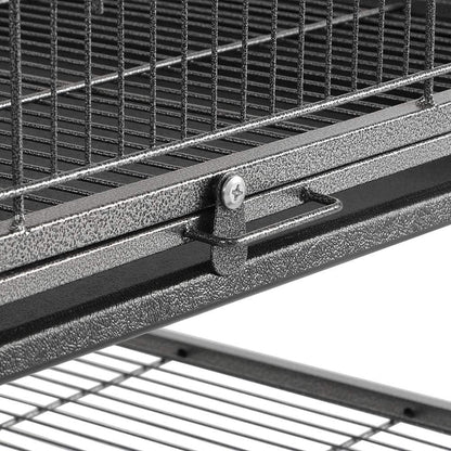 Yaheetech 52-inch Wrought Steel Standing Large Flight King Bird Cage for Cockatiels African Grey Quaker Amazon Sun Parakeets Green Cheek Conures Pigeons Parrot Bird Cage Birdcage with Stand