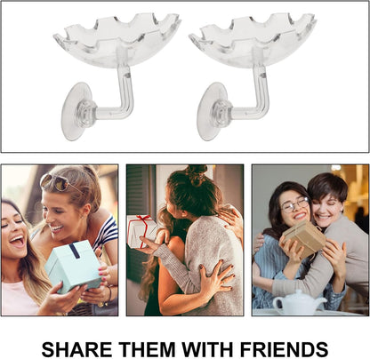 Luxshiny 2Pcs Shrimp Feeding Dish Fish Tank Feeder Bowl with Suction Cup Acrylic Aquarium Supplies for Reptiles and Aquatic Pets