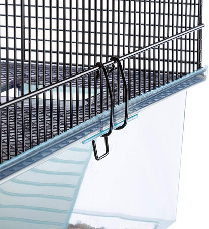 Ferplast Favola Hamster Cage Includes Free Water Bottle, Exercise Wheel, Food Dish & Hamster Hide-Out Large Hamster Cage Measures 23.6L x 14.4W x 11.8H-Inches