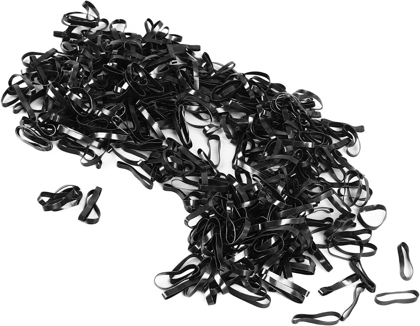 450Pcs Horse Rubber Bands, Coat Care Silicone Horse Hair Bands Multifunctional Elastic for Farm Daily 450Pcs Rubber, Soft Flexible Elastic Mane Holders