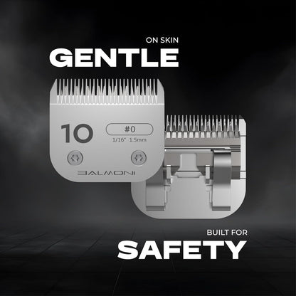 Professional A5#50 Detachable Clipper Blade – 0.2mm (1/125”) – Powder Metallurgy + Titanium-Ceramic, Low-Heat High-Precision – Fits Wahl, Andis, Oster, Heiniger A5 Clippers