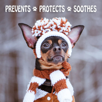 Musher's Secret Dog Paw Wax 60g – Moisturizing Dog Paw Balm – Helps Protect & Heals Cracked Paws – Creates an Invisible Paw Protectors Barrier – All-Natural Nose & Paw Balm with Vitamin E