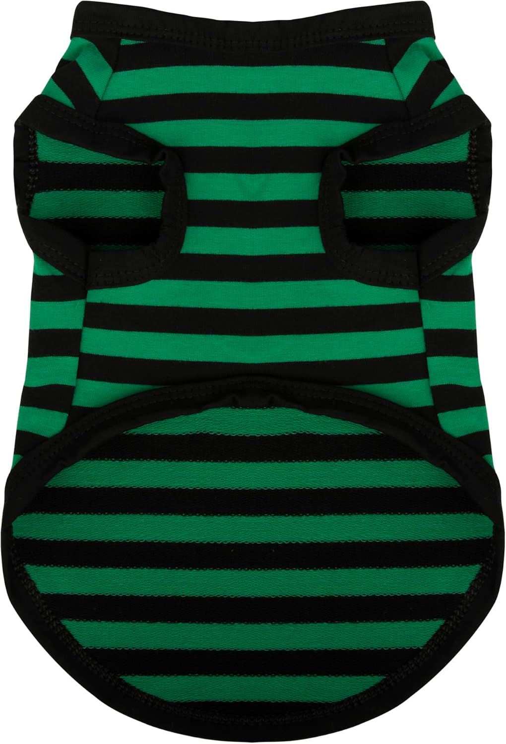 Upgrade Your Pup's Wardrobe: Paiaite Dog Striped Shirt, a Sleeveless Cotton Tank Top for Small and Medium Dogs. Stay Cool and Stylish with This Colorful Clothes Essential in Green M