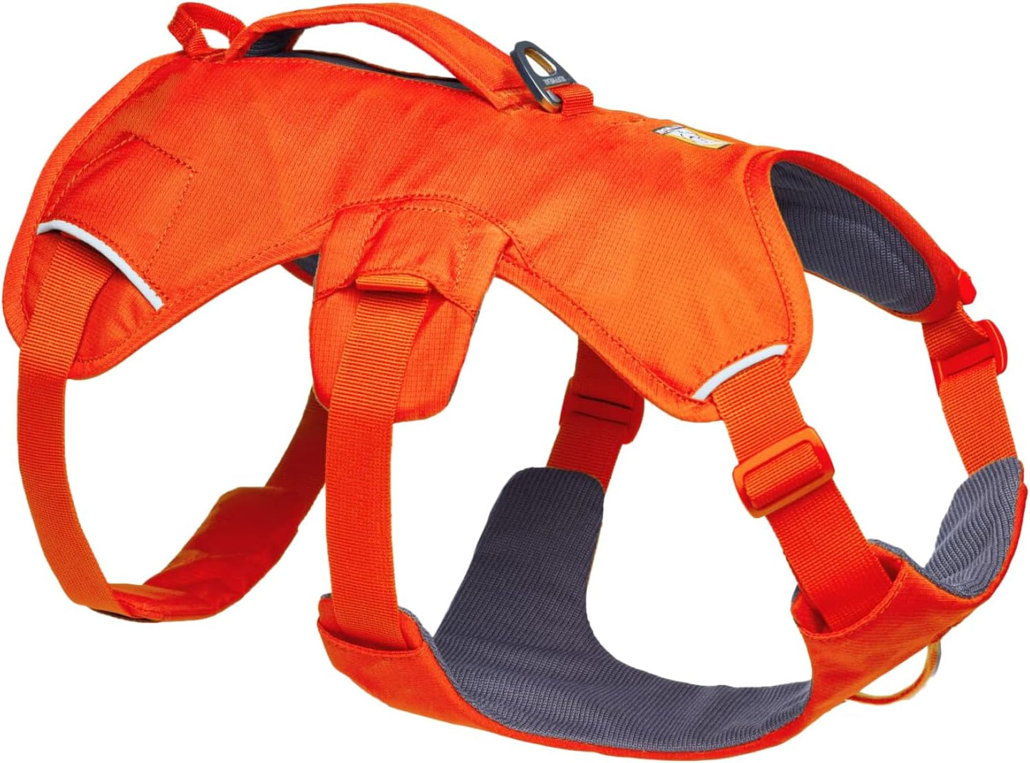 Ruffwear, Web Master, Multi-Use Support Dog Harness, Hiking and Trail Running, Service and Working, Everyday Wear, Blaze Orange, Medium