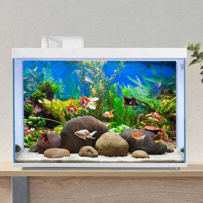 AWERT 48x24 inches Aquarium Background Aquatic Plant River Bed & Lake Fish Tank Background Vinyl