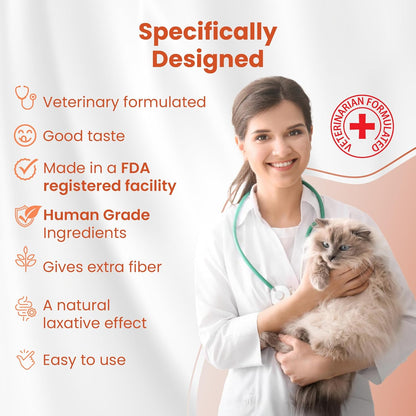 Bio PetActive CatiMalt Plus Hairball Remedy for Cats | All Natural Treats for Relief and Reduce Hair Ball | Kitty & Kitten Furball Control Creamy Gel | Soft Paste – 3.38 oz