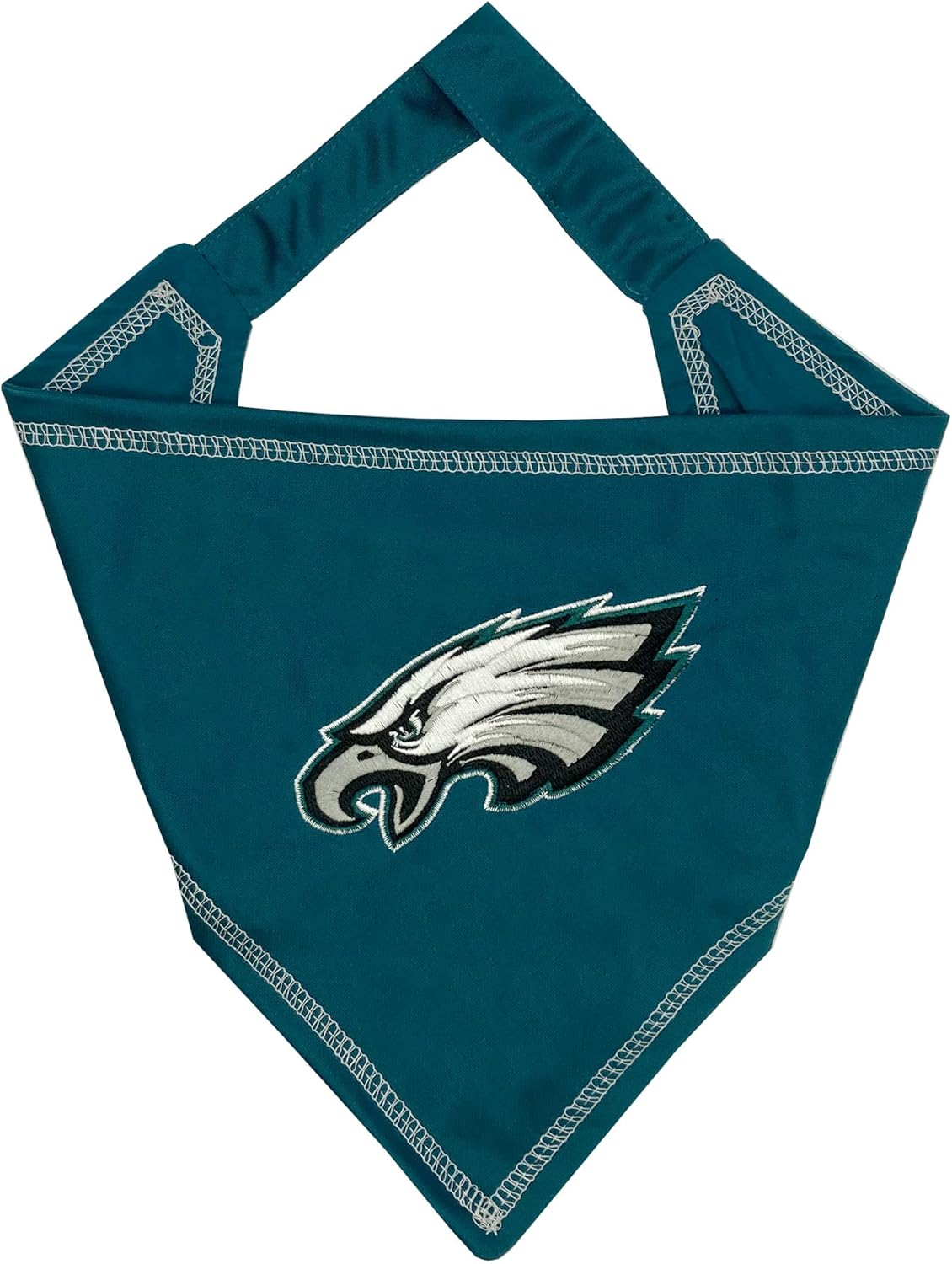 Pets First NFL Philadelphia Eagles TIE Bandana, Large/X-Large. Dog Bandana Scarf Bib for Pet Cat Dog. The Ultimate Game-Day, Party Bandana