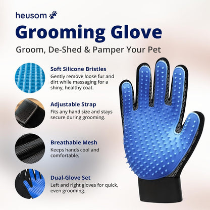 Save 10% on Heusom Silent Groom Pro Pet Nail Grinder and Grooming Glove