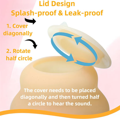 230ML Silicone Puppy Feeder for Multiple Puppies, Puppy Milk Feeder Puppy Bottles for Nursing Station with 4 Teats for Kittens, Puppies, Rabbits, Pigs Nursing Supplies (Pink)