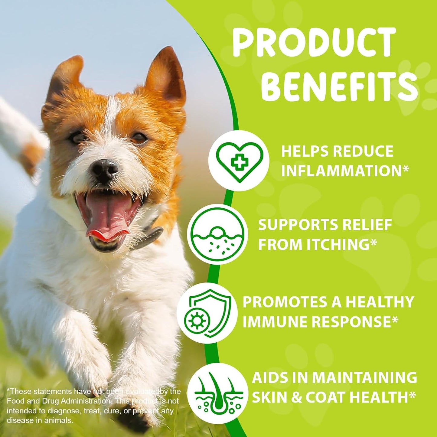 Natural Yeast Treatment for Dogs (2 Pack), Yeast Infection Treatment for Dogs, Supports Healthy Itch Relief, Dog Allergy Relief, Alleviates Itching, Improves Coat & Skin, Dog Herbal Supplement