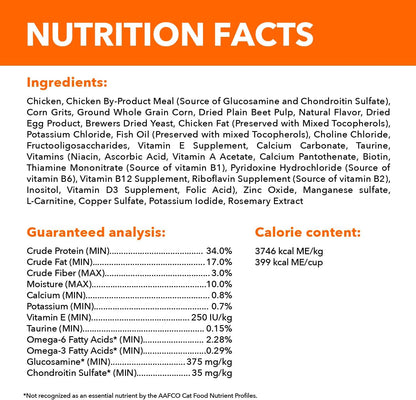 IAMS Proactive Health Healthy Senior Dry Cat Food with Chicken, 7 lb. Bag