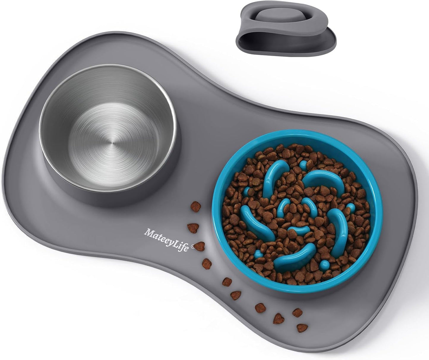 MateeyLife Slow Feeder Dog Bowls