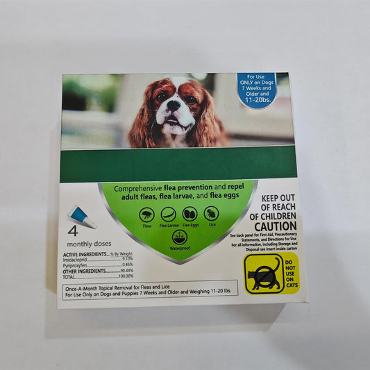 Flea & Tick Removal for Small Dogs Up to 5 to 22 lbs., Pack of 3