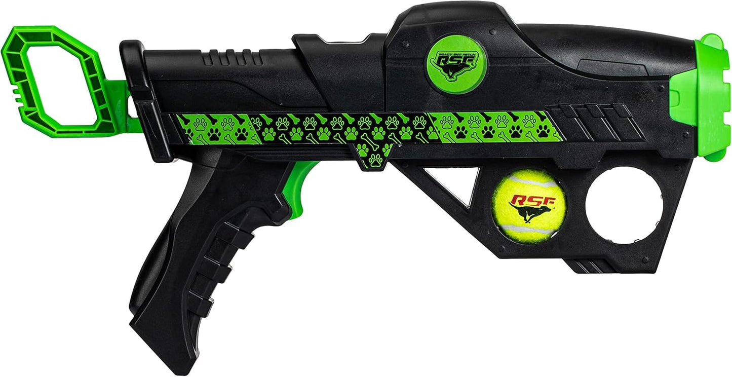 Franklin Pet Supply Co. Mini Tennis Ball Launcher for Dogs - Dog Mini Tennis Ball Thrower Cannon for Fetch + Active Play - Perfect Toy for Small Breeds