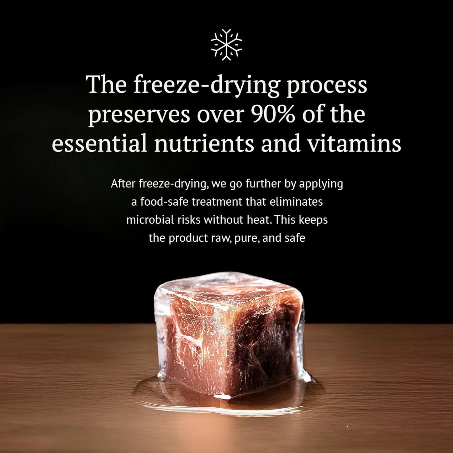 Freeze Dried Raw Dog Food, 100% Horse Meat, Allergy Relief, Monoprotein, Training Treats or Toppings, Single Ingredient, All Natural, for Puppies, Adults and Seniors, 3.17 oz Bag