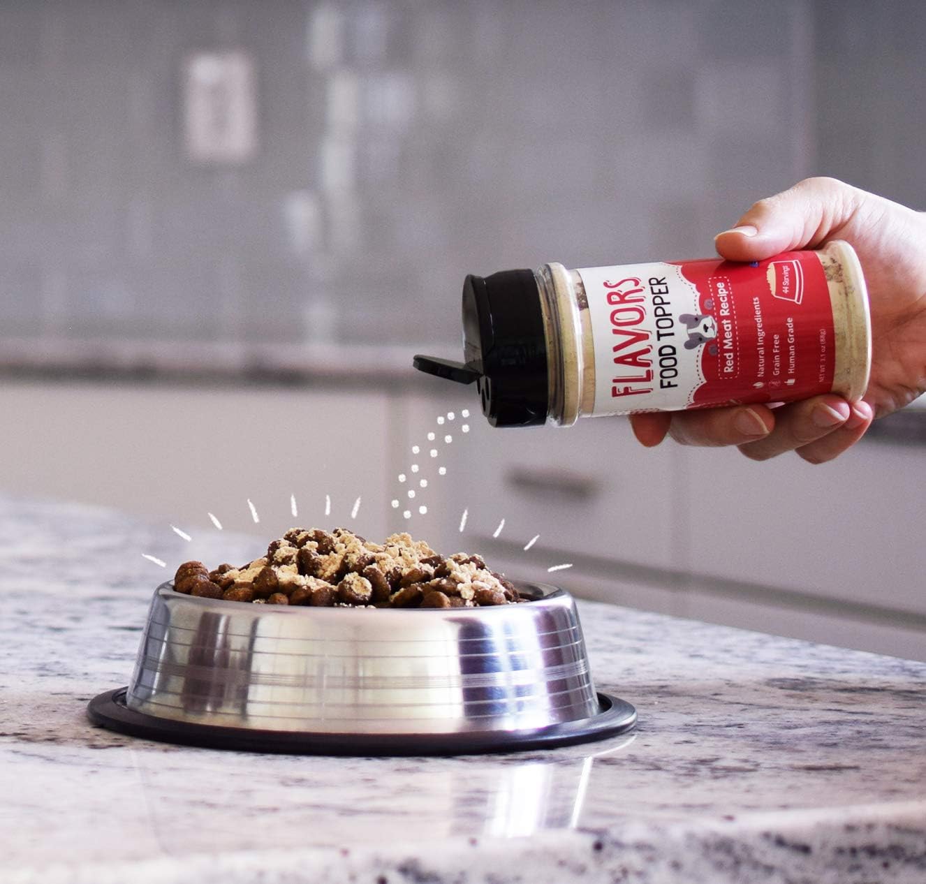 Flavors Food Topper for Dogs, Peanut Butter Recipe, 3.1-Ounce