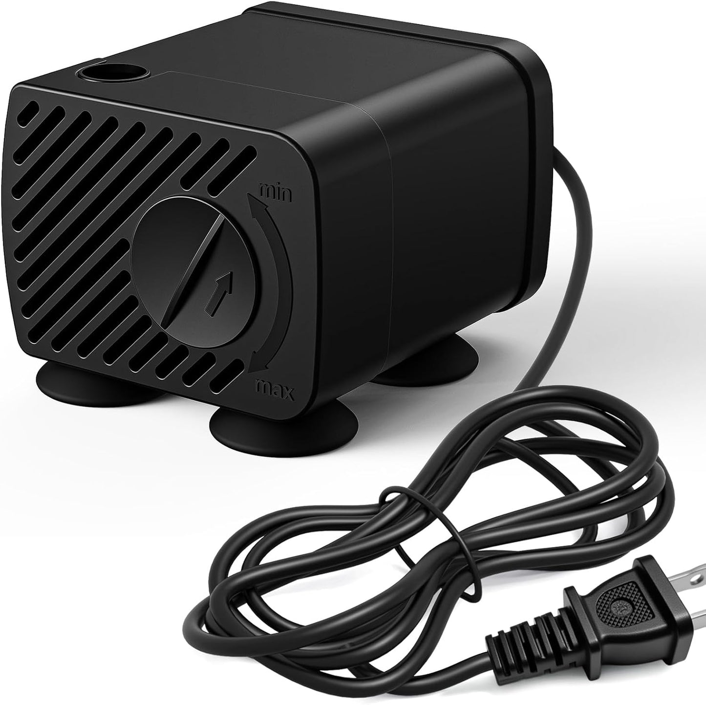 Mini Submersible Water Pump, Ultra Quiet Water Pump, 300L/H, for Turtle Tank, Fountains, Aquariums (5W, 79GPH)