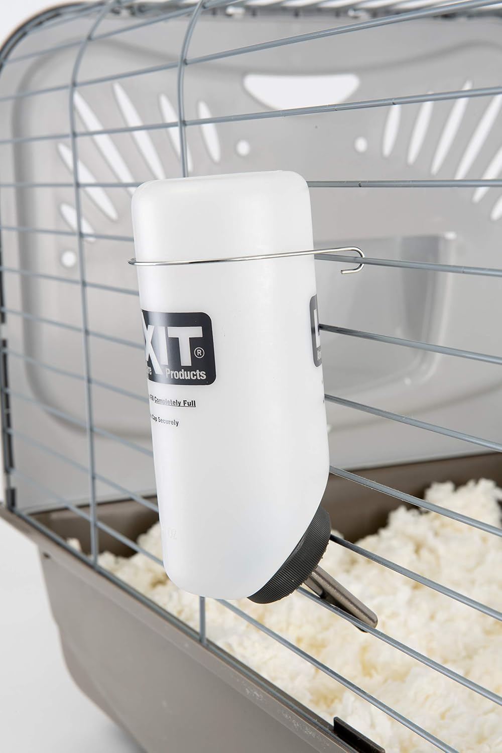 Lixit Wide Mouth BPA-Free Cage Water Bottles for Rabbits, Ferrets, Guinea Pigs, Rats, Chinchillas, Hamsters, Mice, Hedgehogs, Gerbils and Other Small Animals. (Translucent, 16 Ounce)