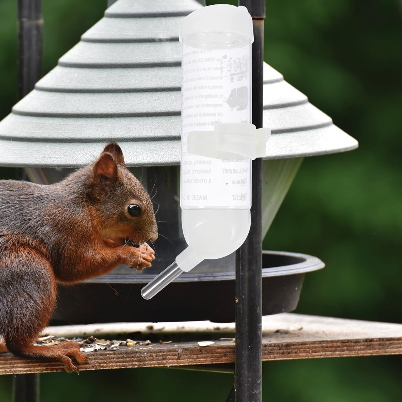 Totority Small Pet Water Bottles 4pcs 125ml Leakproof Roller Ball Drinkers for Hamsters and Puppies, Easy to Clean Nozzle, Secure Fixation, Ideal for Cages and Travel, Perfect for Small Pets