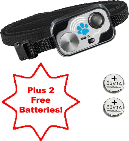 Genuine MS-5 Power Pet, Automatic Pet Door Collar by High Tech Pet Brand. Includes 2 Free Batteries