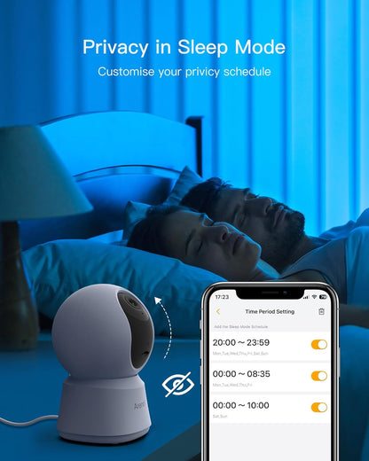 ARENTI 5G Indoor Security Camera, 4MP Pet Camera with Speaker for Dog/Cat, Baby Monitor with Phone App, Dual-Band WiFi, Auto Tracking, Super Night Vision, 2-Way Talk, Cloud & SD Card Storage(P2Q)