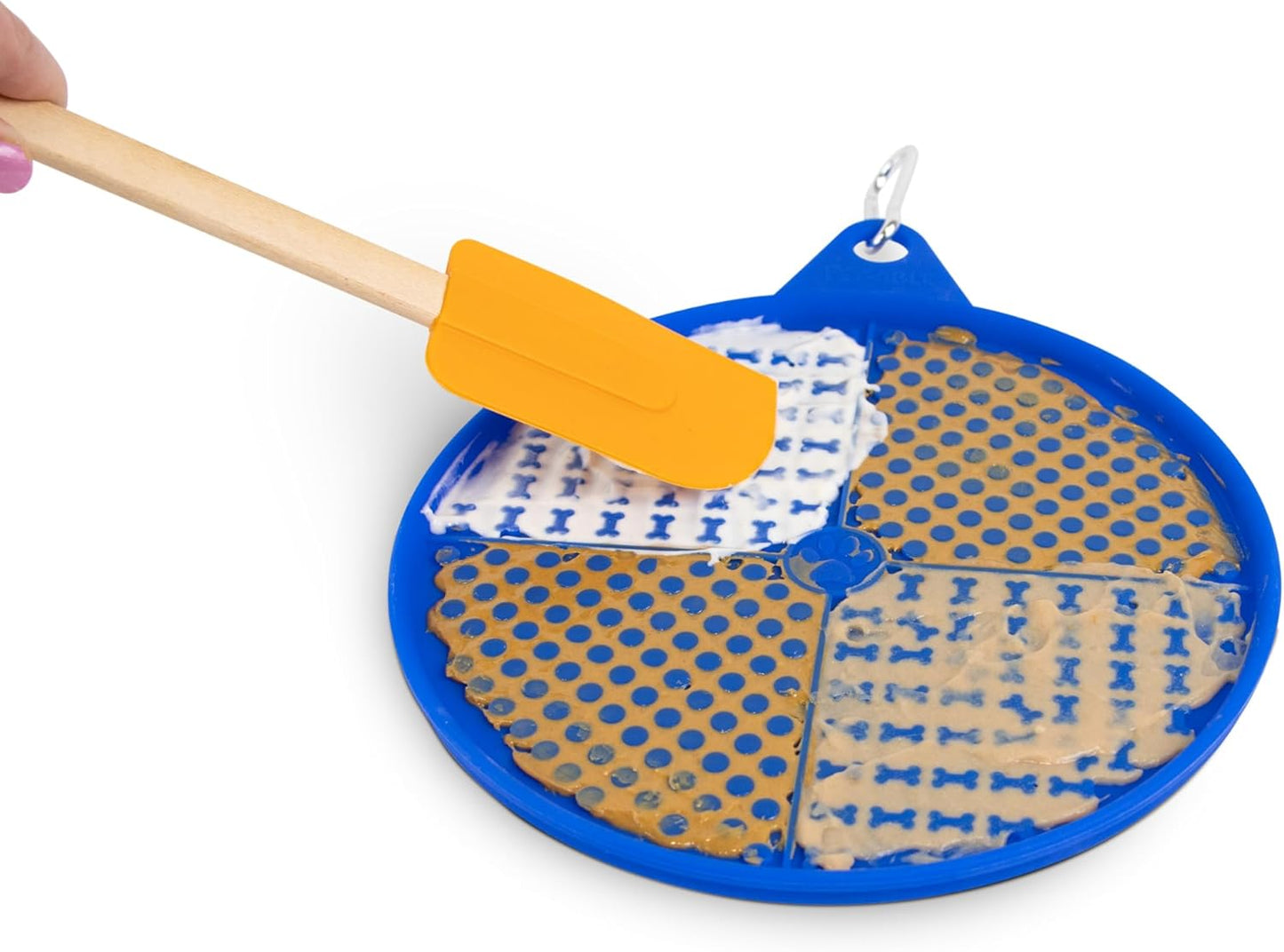 Lick 'n' Go Pet Lick Mat with Carabiner - Set of 2