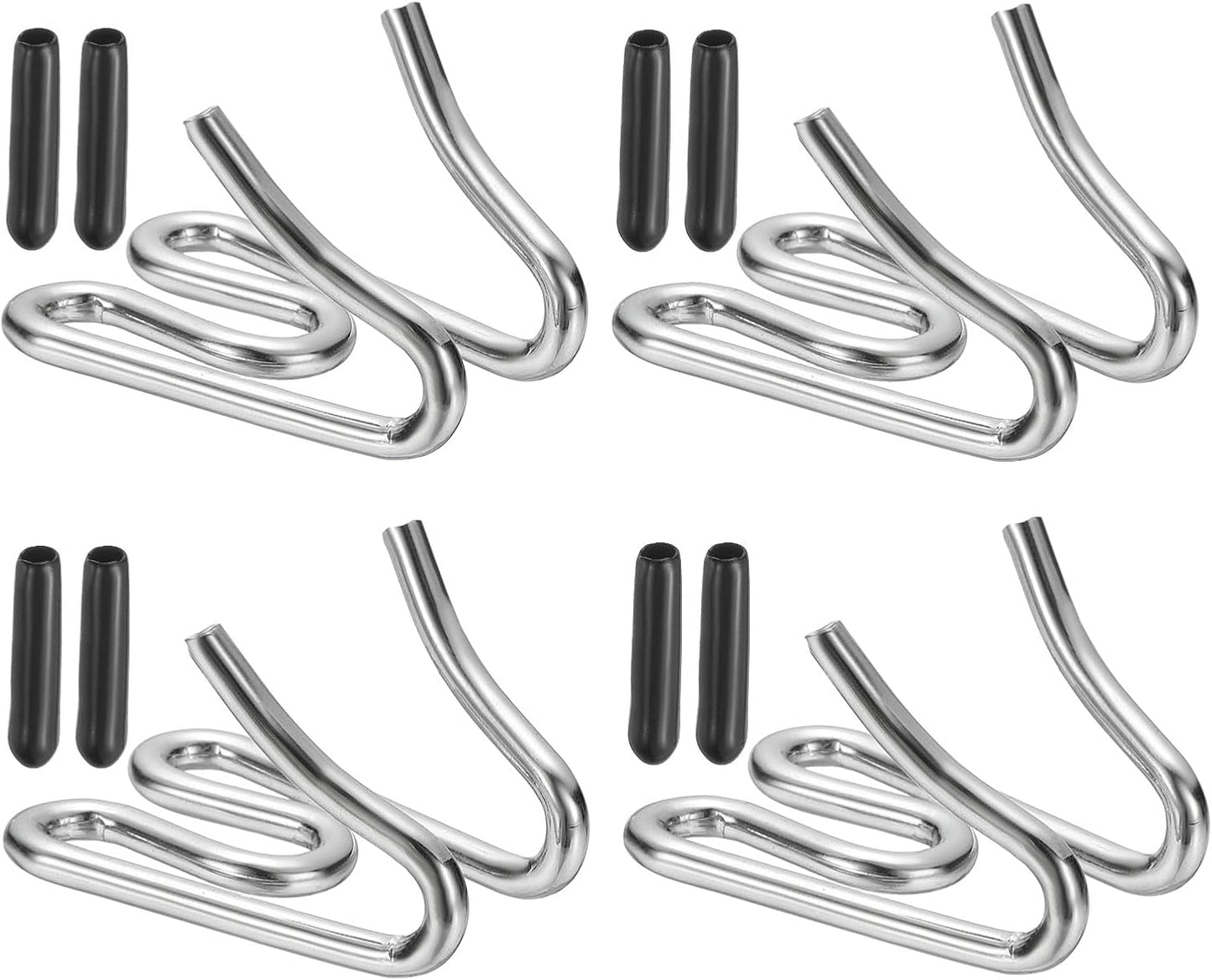 Dog Collar Extra Links, Prong Collar for Pets Stainless Steel Pinch Dog Training Collar 2.9mm, (Silver, 4 Set), Intended for Small/Medium/Large Dogs Training