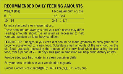 Purina Cat Chow Naturals Dry Cat Food, Indoor With Real Chicken & Turkey, 3.15 Lb Bag