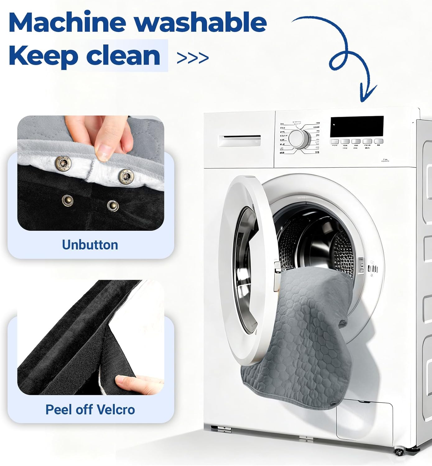 Dog Car Seat for Small Medium Dogs, Travel Pet Car Bed with Removable Waterproof Cover, Memory Foam Dog Booster Seats Up to 35 lbs, Safety Belt and Storage Pocket(Gray)