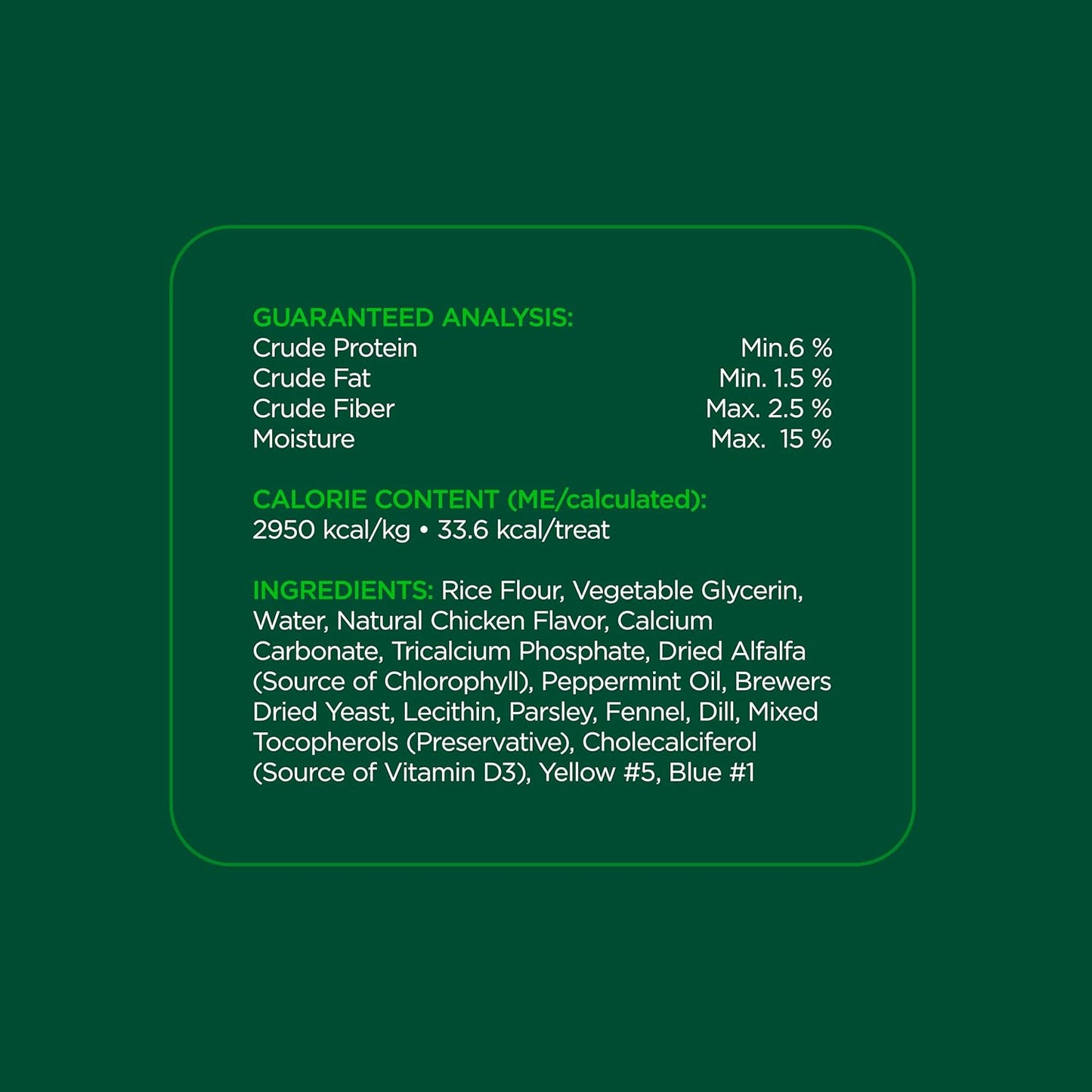 Minties Dog Dental Bone Treats, Tiny/Small Dental Dog Treats, 16 Ounces, Cleans Teeth, Fight Bad Breath, Removes Plaque and Tartar, 16 Count