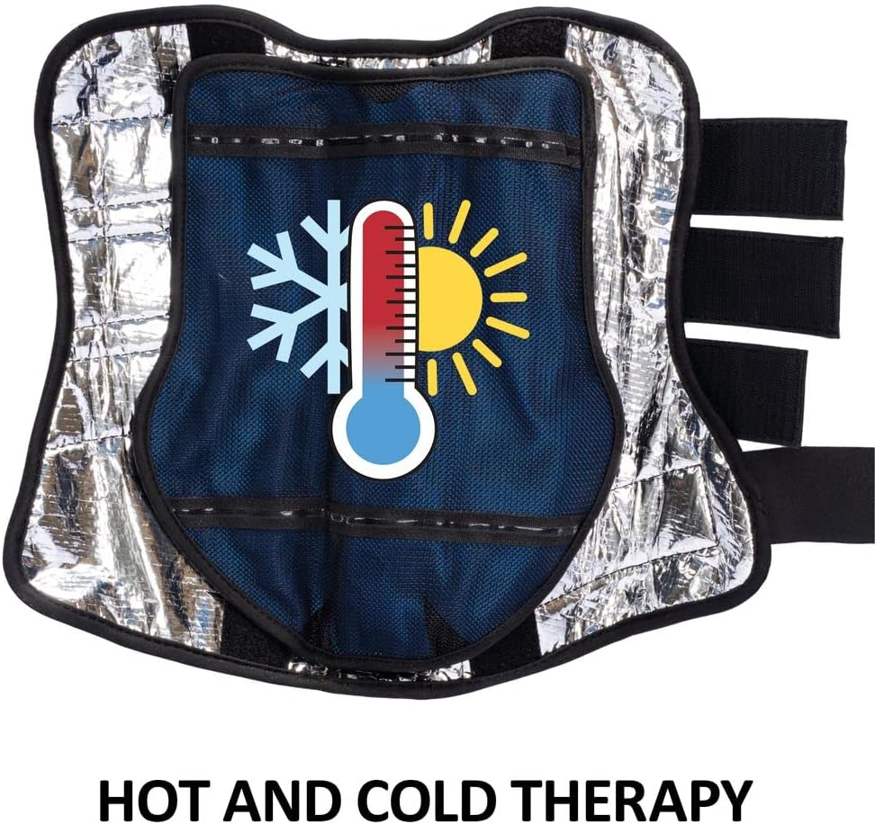 Dura-Tech Thermacool Hot/Cold Therapy Boots | Multi-Functional Hot/Cold Therapy | Fits Most Sizes | Reflective Foil Lining for Enhanced Effectiveness | Secure Fastening