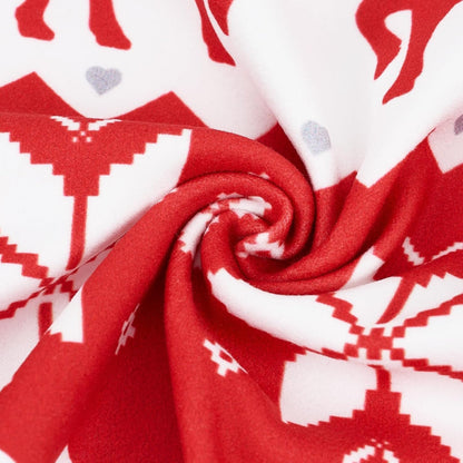 XPUDAC 2 Pack Christmas Dog Fleece Sweater Dog Sweatshirt Turtleneck Jacket Warm Stretchy Pet Cold Weather Clothes for Medium Large Dogs, XL