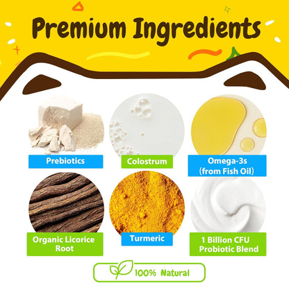 PENPEN Probiotics for Dogs (180 Chews) Dog Allergy Relief Chews (50 Chews)