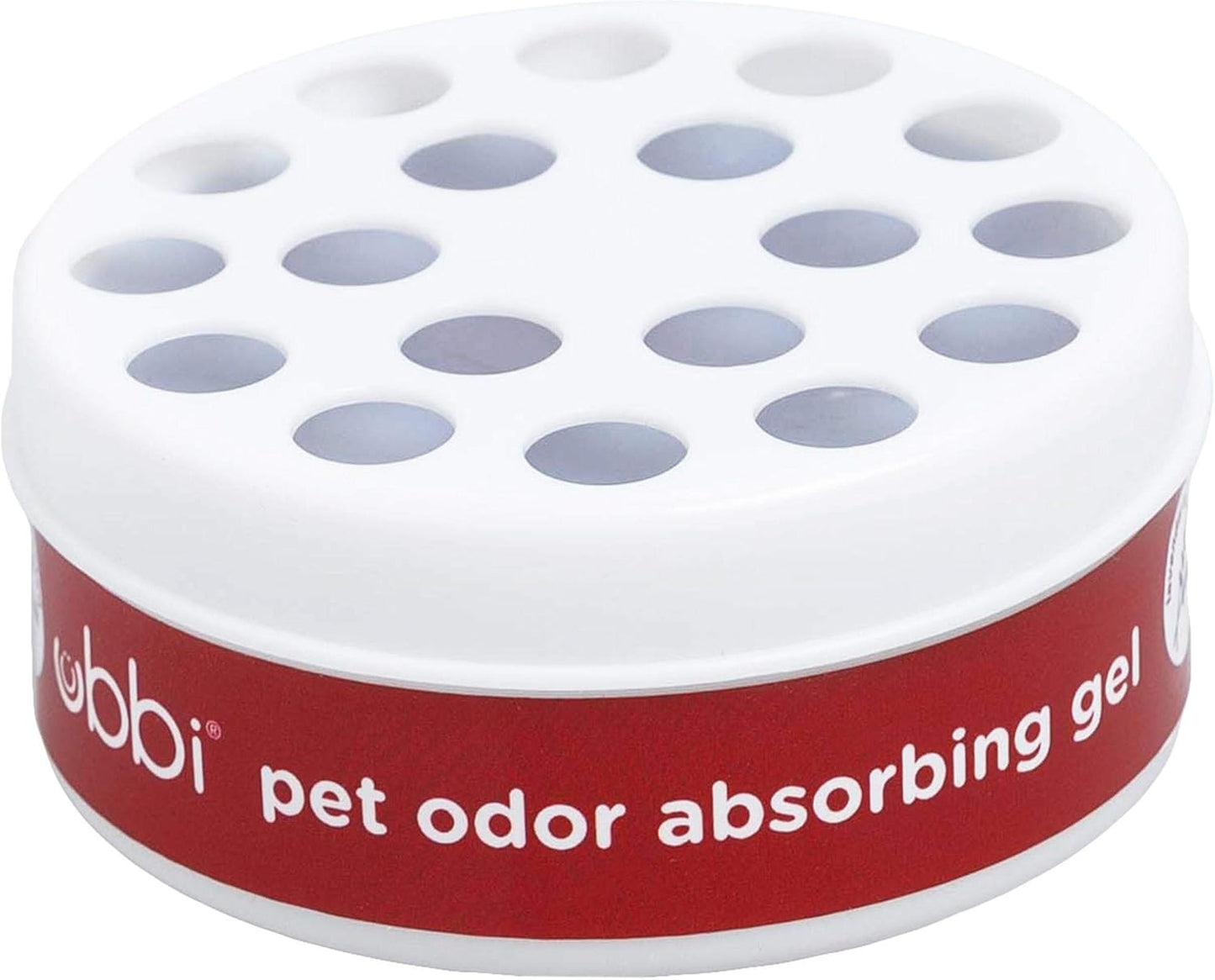 Ubbi Pet Odor Absorbing Eliminator Gel, Smell Removing Solid Lavender Scent Air Freshener, 12 Week Supply