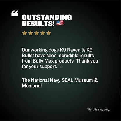 Bully Max 11-in-1 Muscle Gain Power Chews - High Protein Dog Supplement with Amino Acids - Healthy Treats for Puppy & Adult Dogs - Premium Muscle Builder for All Breeds - 75 Tasty Soft Dog Chews