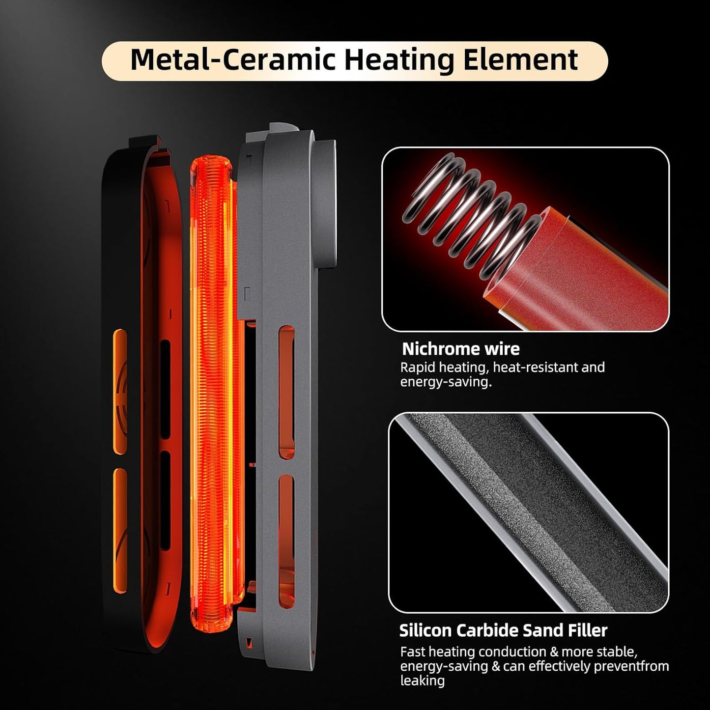 50W Mini Heater for 5-10 Gallon Tanks + 6-in-1 Fish Tank Cleaning Kit – Submersible Heater with Digital Display & External Controller, Algae Scraper, Gravel Rake, Net, and Rotating Brush for Betta, Sh