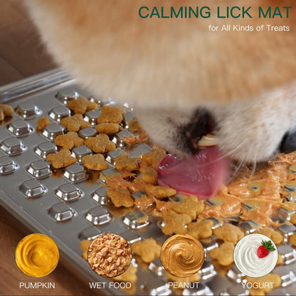 Lick Mat + Water Bowl Set